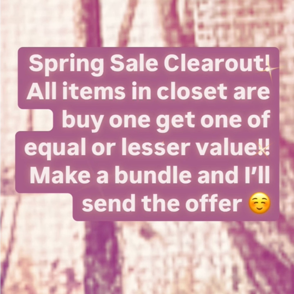 Spring Sale Clearout!!!